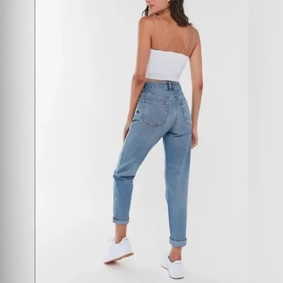 BDG Jeans Urban Outfitters Bdg High Waisted Mom Jeans Lightly